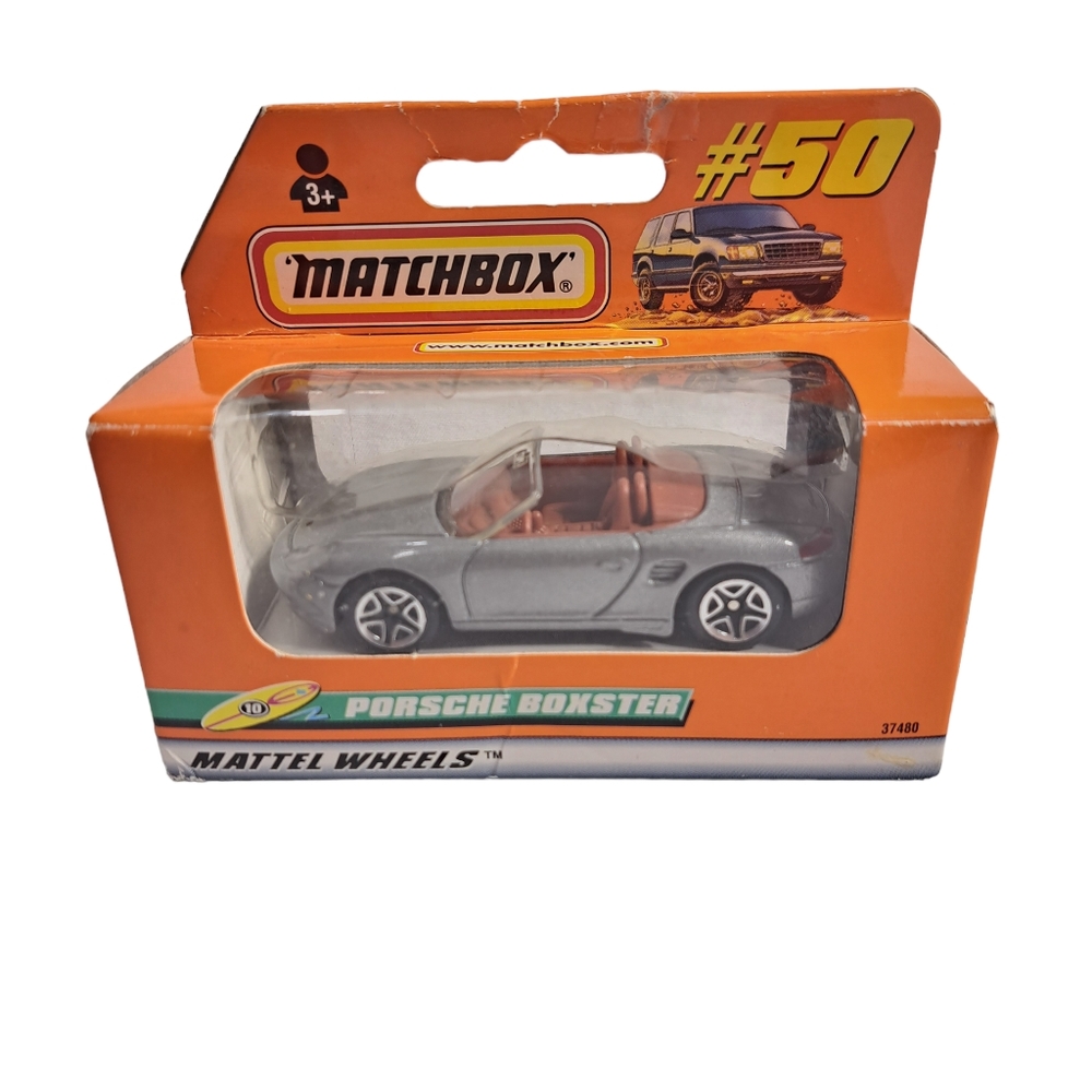 Matchbox Porsche Grey Boxster‎ Mattel Wheels
